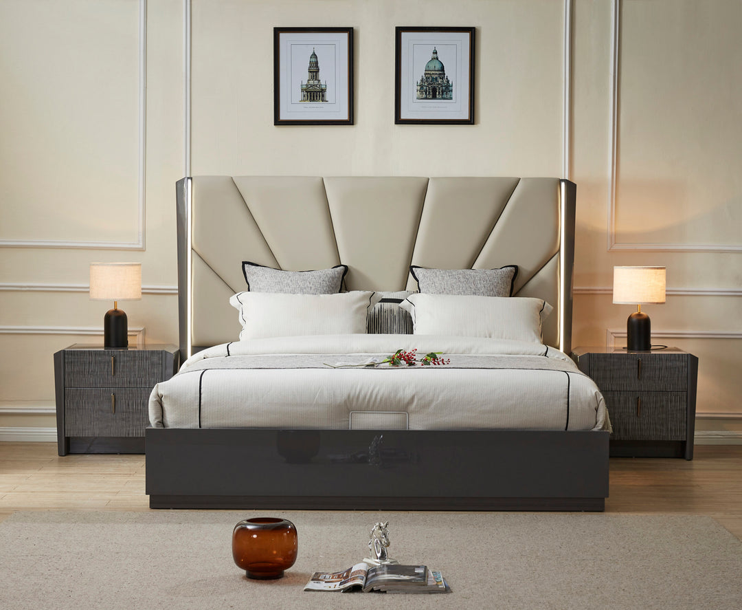 Modern Grey Bedroom Set 2402 – Stylish & Functional