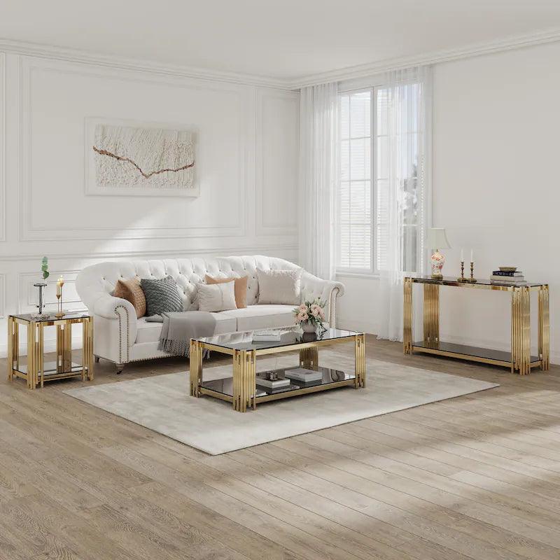 Ethan Black Coffee Table - Furniture Empire