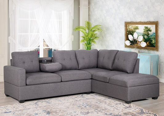 Sectional Sofa with Reversible Chaise - MIA