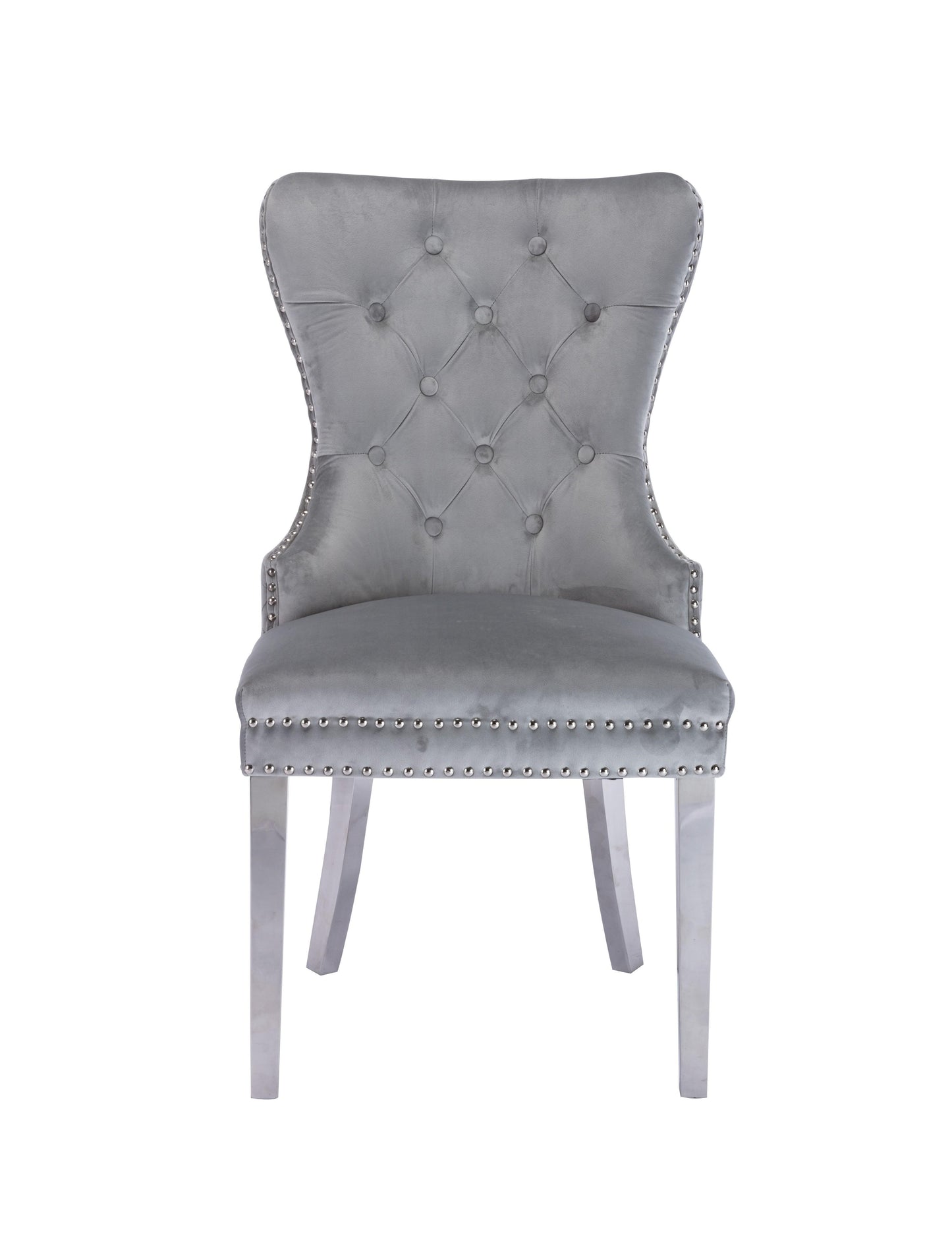 Criss-Cross Back with Lion Head Dining Chair