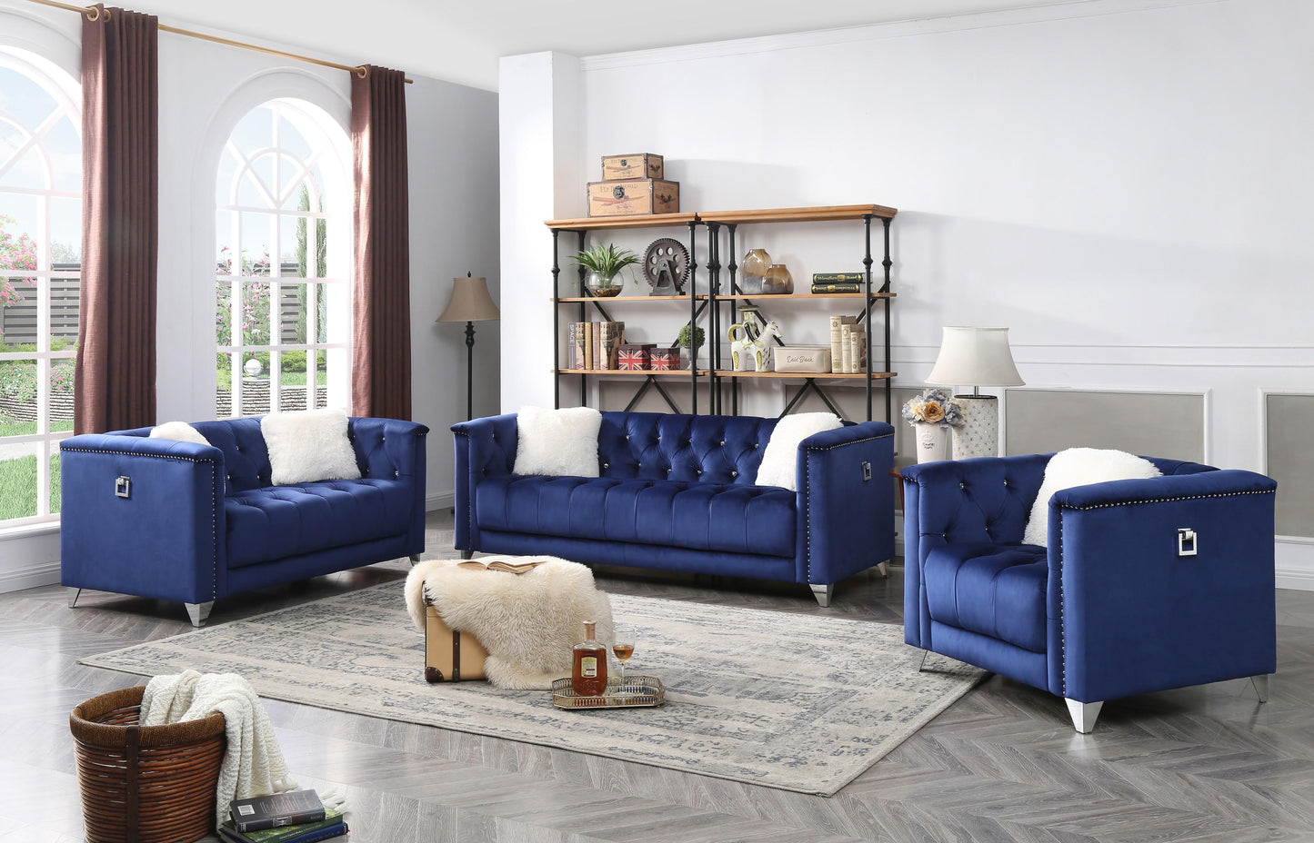 Russel Stationary Sofa Set