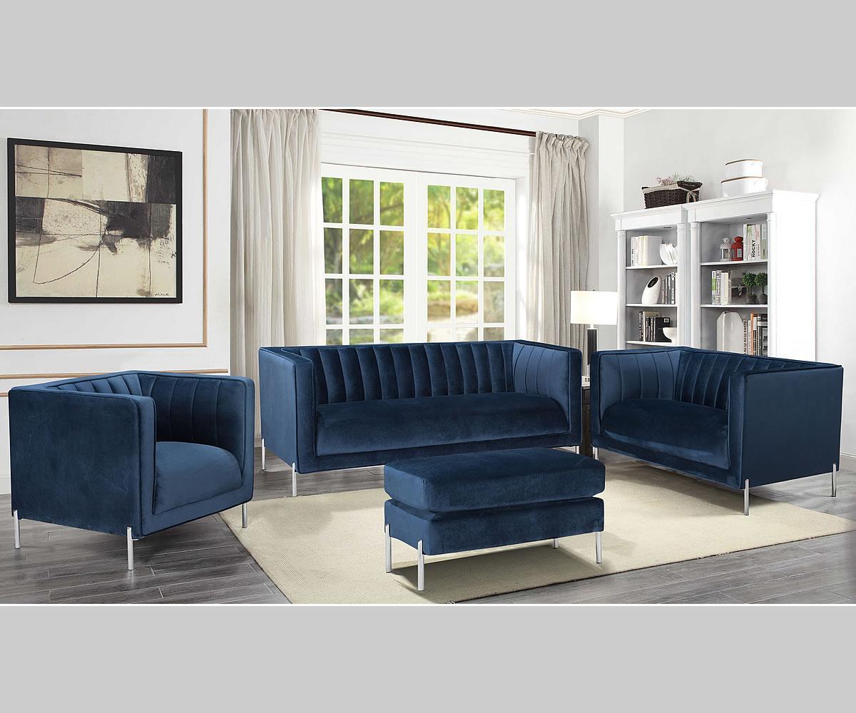 Arthur Sofa Set with Ottoman