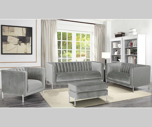 Arthur Sofa Set with Ottoman