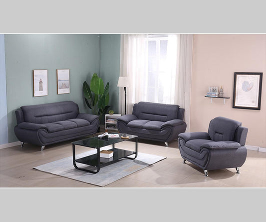 3 Pcs Sofa Set in Fabric - Cooper