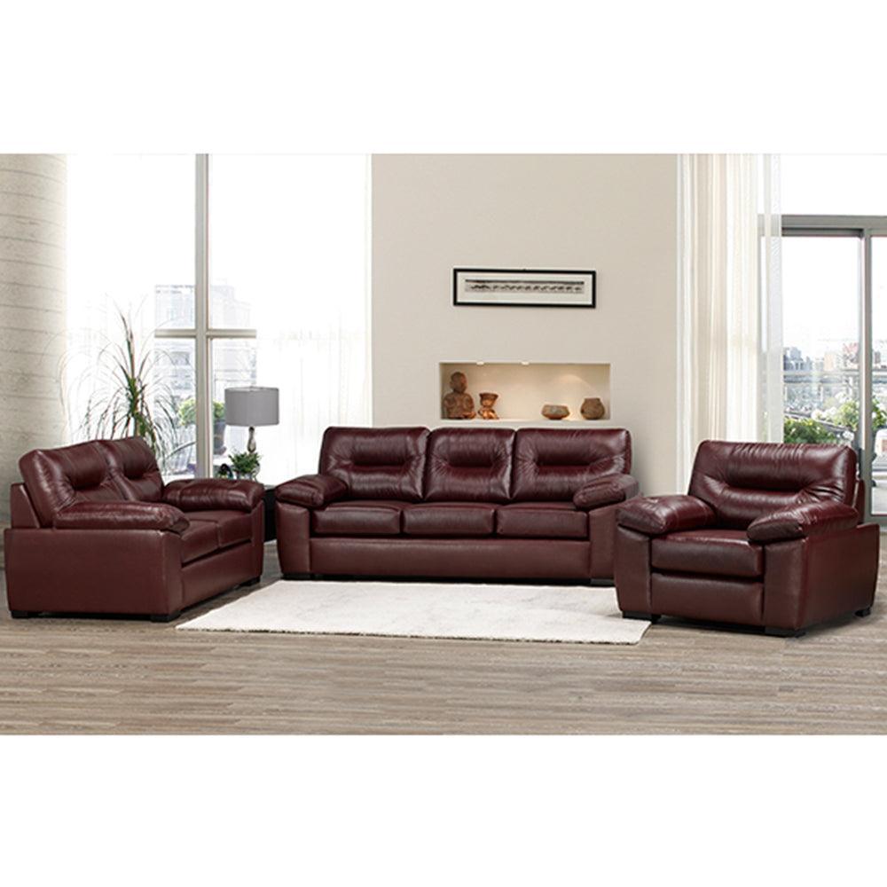 4060 Canadian Made Sofa Set in Genuine Leather - Furniture Empire