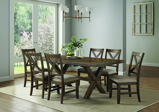 7 Pcs Solidwood Dining Set - Lakeshore