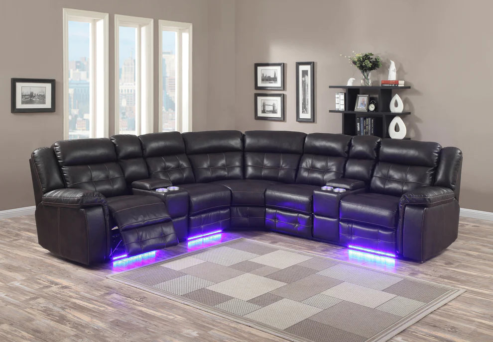 Brampton Air - Power Recliner Sectional Sofa