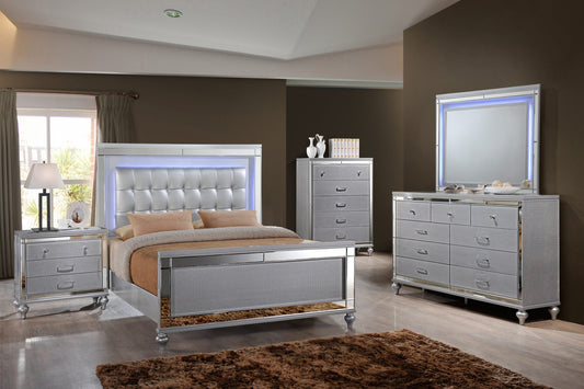 Modern Style Bedroom Set - Valentino