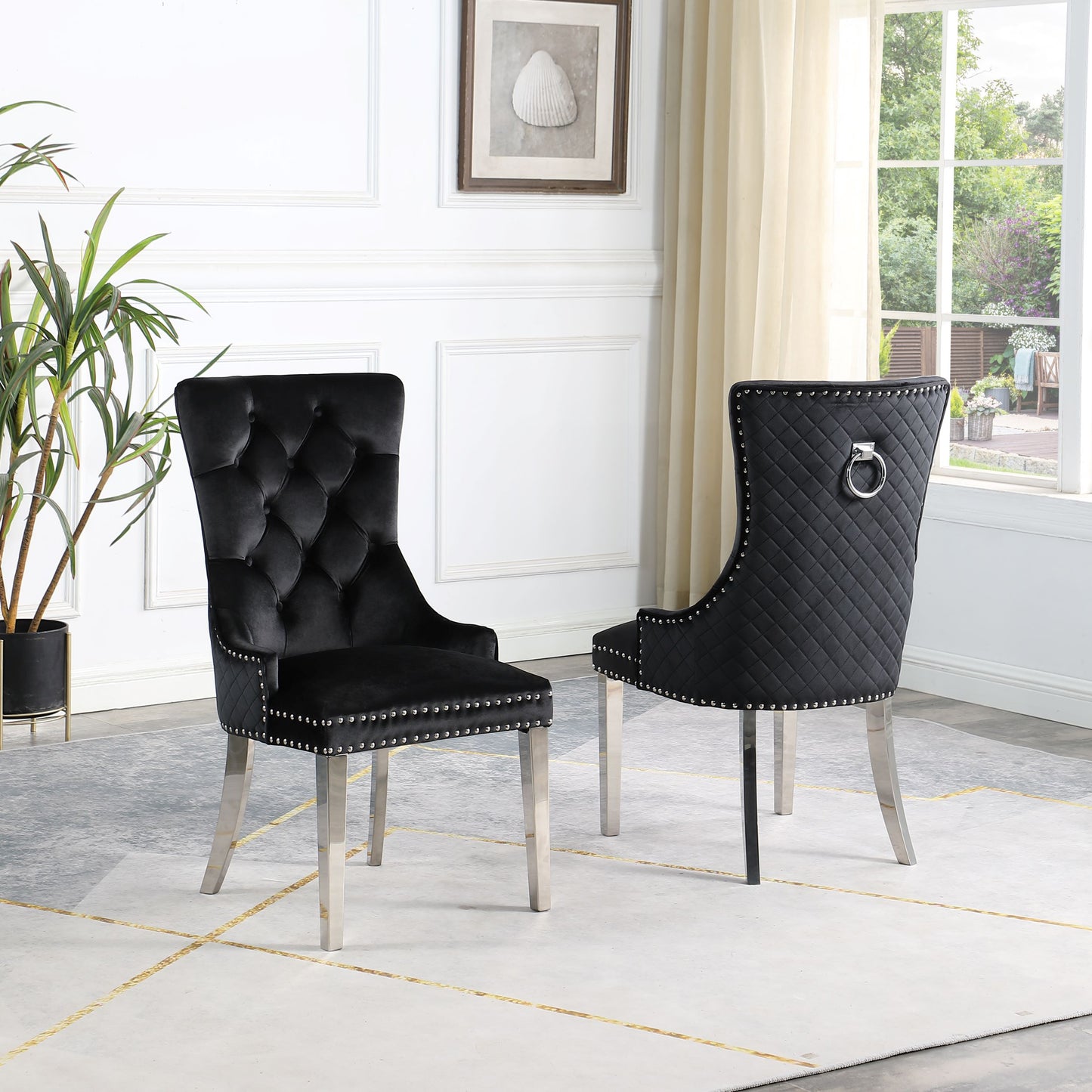 Criss-Cross Back Dining Chair