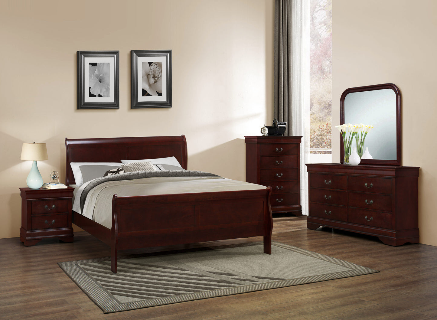 Sleigh Bedroom Set - VERY LIMITED STOCK !!!