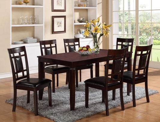 Solidwood Dining Set ( Table + 6 Chairs )