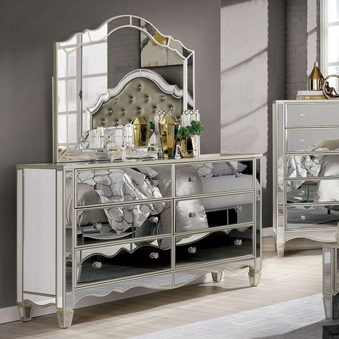 Mirror Look Bedroom Set - 169