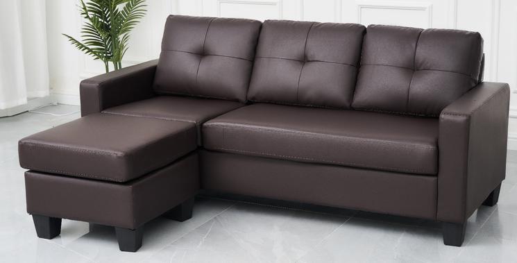 Leather Sectional Sofa - 1011