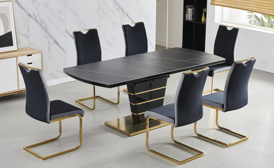 Modern Style Dining Set with Extension - RYAN