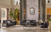 Aspina Velvet Luxury Sofa Set