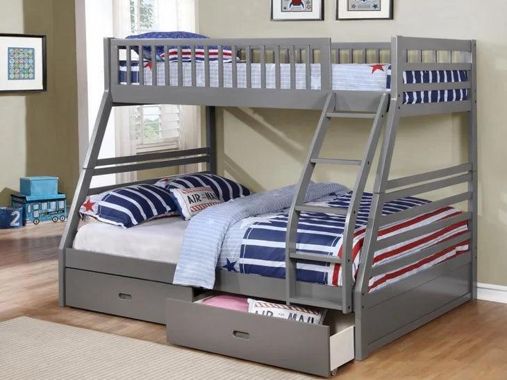 Twin Over Twin Bunk Beds - B-117 E/G/W/H