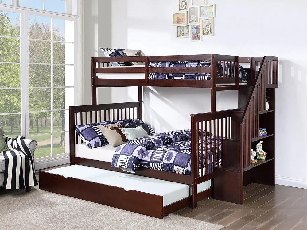 High-Quality Solid Wood Bunk Beds - B-1850/51/52