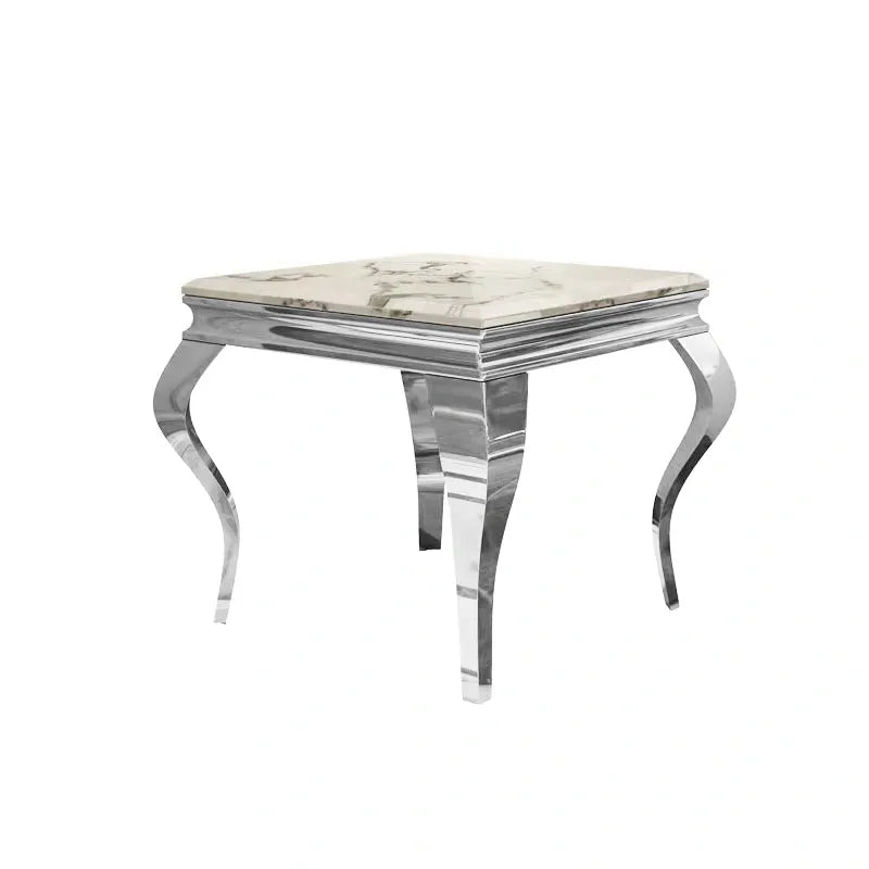 Real Marble End Table - TUSK