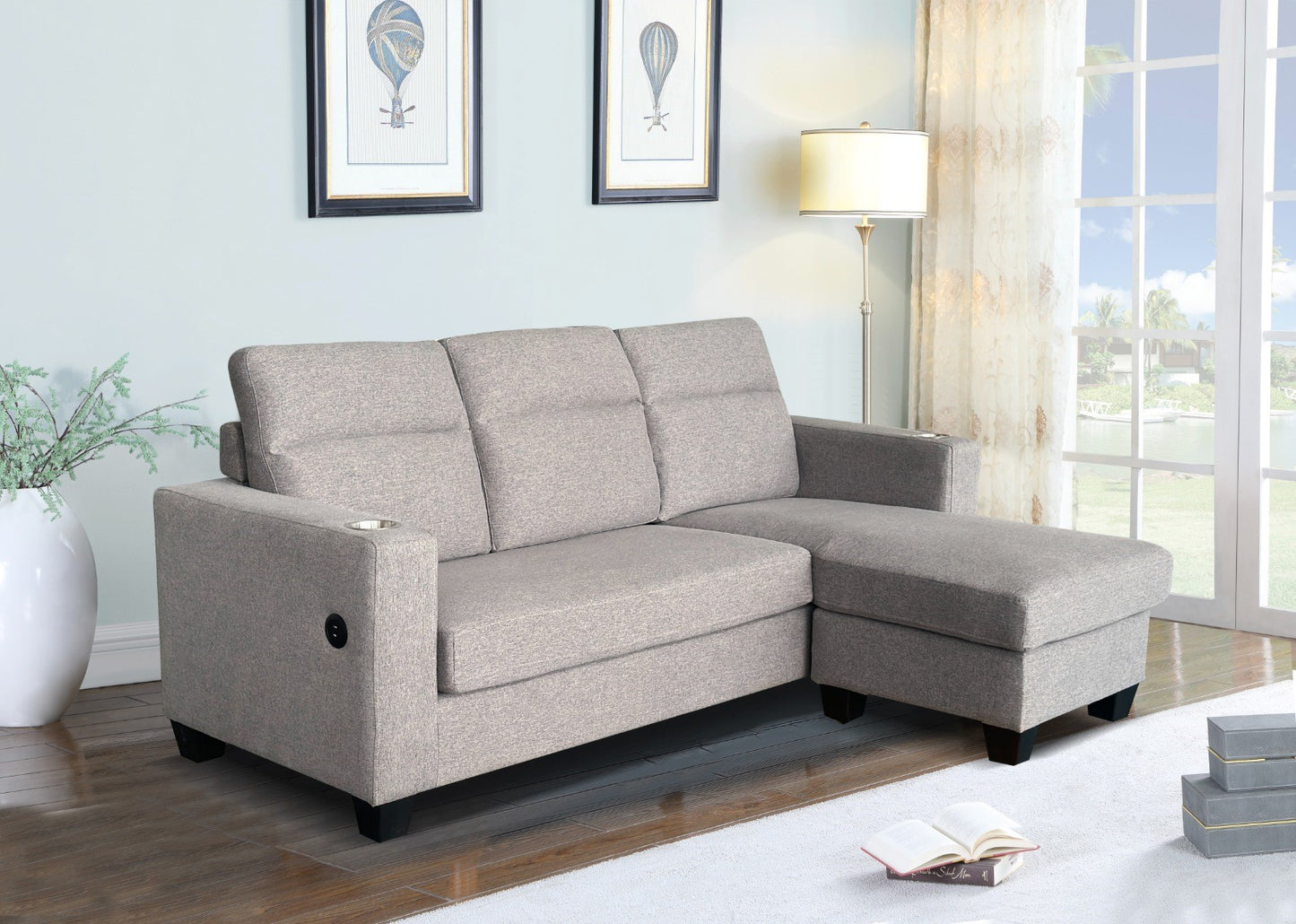 Reversible Sectional Sofa - 4212